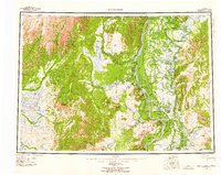 Holy Cross 1952 topographic map thumbnail