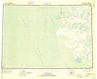 Hooper Bay 1951 topographic map thumbnail