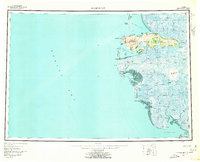 Hooper Bay 1953 topographic map thumbnail