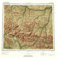 Howard Pass 1956 topographic map preview