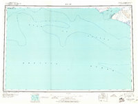 Icy Bay 1950 topographic map thumbnail