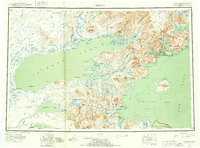Iliamna 1952 topographic map preview