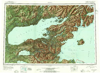 Iliamna 1952 topographic map preview