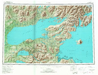 Iliamna 1957 topographic map preview