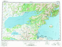 Iliamna 1957 topographic map thumbnail