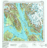 Juneau 1962 topographic map thumbnail