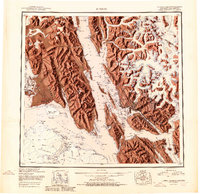 Juneau 1951 topographic map thumbnail
