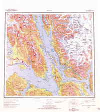 Juneau 1962 topographic map thumbnail