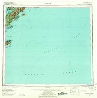 Kaguyak 1952 topographic map thumbnail