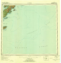 Kaguyak 1952 topographic map thumbnail