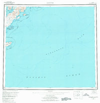Kaguyak 1952 topographic map thumbnail
