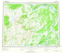 Kantishna River 1952 topographic map thumbnail