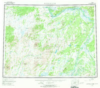 Kantishna River 1952 topographic map thumbnail