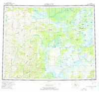 Kateel River 1955 topographic map thumbnail