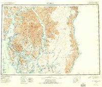Ketchikan 1952 topographic map thumbnail