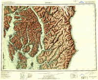Ketchikan 1952 topographic map thumbnail