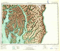 Ketchikan 1952 topographic map thumbnail