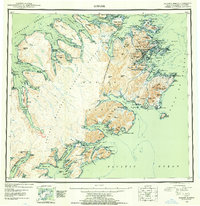 Kodiak 1952 topographic map thumbnail