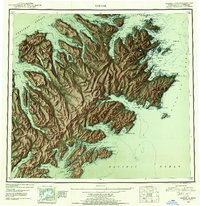 Kodiak 1952 topographic map thumbnail