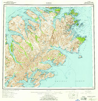 Kodiak 1952 topographic map thumbnail