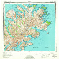 Kodiak 1952 topographic map thumbnail