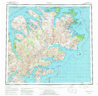 Kodiak 1952 topographic map thumbnail