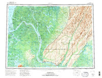 Kwiguk 1952 topographic map thumbnail