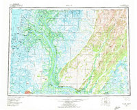 Kwiguk 1952 topographic map thumbnail
