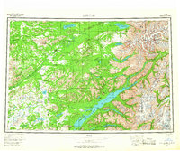 Lake Clark 1958 topographic map thumbnail