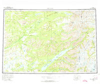 Lake Clark 1958 topographic map thumbnail