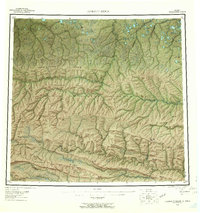 Lookout Ridge 1956 topographic map thumbnail
