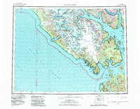 Mt Fairweather 1961 topographic map thumbnail