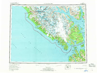 Mt Fairweather 1961 topographic map thumbnail