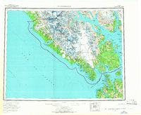 Mt Fairweather 1961 topographic map thumbnail