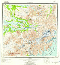 Mt Katmai 1951 topographic map thumbnail