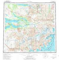 Mt Katmai 1951 topographic map thumbnail