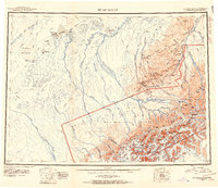 Mount McKinley 1952 topographic map thumbnail