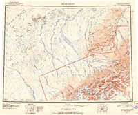 Mount McKinley 1952 topographic map thumbnail