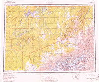Mount McKinley 1958 topographic map thumbnail
