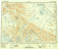 Nabesna 1950 topographic map thumbnail