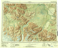 Nabesna 1950 topographic map thumbnail
