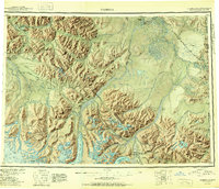 Nabesna 1951 topographic map thumbnail
