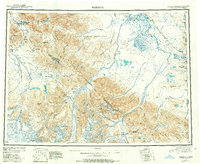 Nabesna 1950 topographic map thumbnail