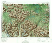 Nabesna 1960 topographic map thumbnail