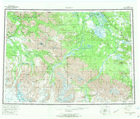 Nabesna 1960 topographic map thumbnail