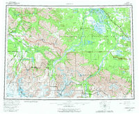 Nabesna 1960 topographic map thumbnail