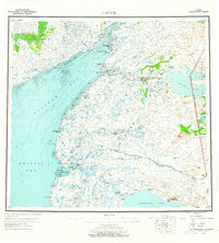 Naknek 1952 topographic map thumbnail