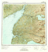 Naknek 1952 topographic map thumbnail