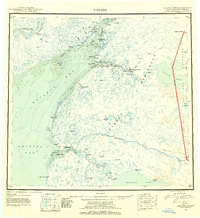 Naknek 1952 topographic map thumbnail