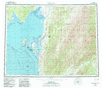 Norton Bay 1955 topographic map thumbnail